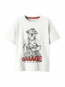 NAME IT Футболка 'NKMBent' в белом цвете