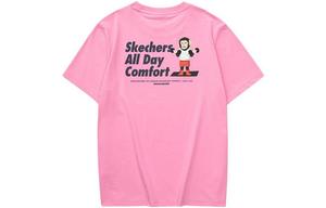 Футболка унисекс Skechers, угольно-черная