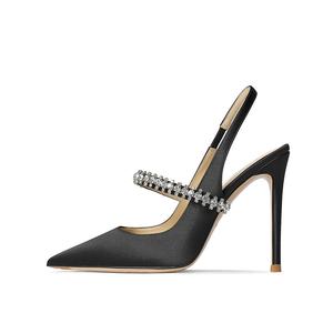 Женские туфли на высоком каблуке A poinsettia princess, черный