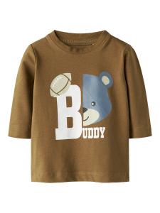 Рубашка NAME IT NBMSHOUT, коричневый