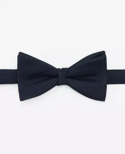 Мужской классический галстук-бабочка Microstructure Mango, синий