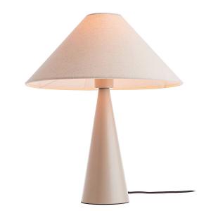 Настольная лампа BUTLERS NEXO, металл/текстиль - 1 пламя - кремовый