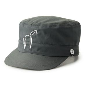 Женская темно-серая кадетская шляпа с вышивкой SIJJL Giraffe, серый