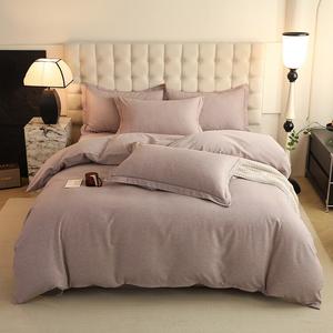 FUANNA Комплект постельного белья 1,5-спальный, 4 предмета, простыня 180x220 см