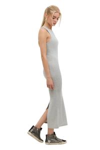 No Matter What Платье в крапинку серого цвета