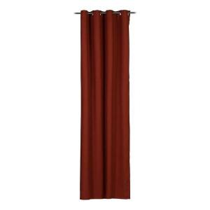 Занавеска с люверсами Gözze Fabricio, 245 см цвет zimt