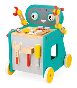 Janod, Магнитная тележка для мастерской с инструментами, робот Brico 'Kids