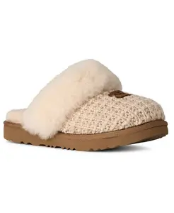 Детские уютные вязаные тапочки Cozy II Ugg, загар/бежевый