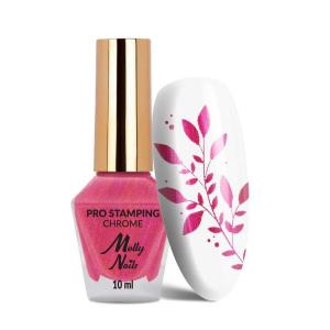 Molly Nails PRO Stamping Chrome Rose Pink 10 мл