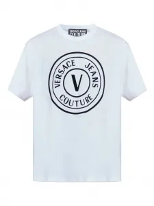 Футболка с логотипом Versace Jeans Couture, белый