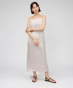 Платье из шелка и вискозы, которое можно стирать Babylone, цвет Light Beige 56