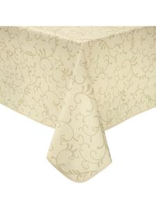 Erwin Müller Скатерть из смесовой хлопчатобумажной ткани для обеденного стола, натурального цвета