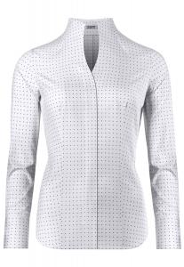 Блуза Vincenzo Boretti leicht tailliert, белый