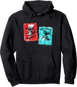 Худи с изображением персонажей мультфильма «Тролли» (Поп и Барб), черное Trolls