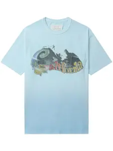 Футболка с надписью ERL, синий