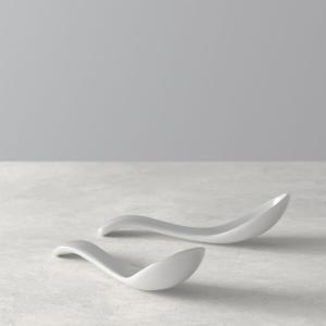 Набор столовых приборов Villeroy & Boch, Ложка азиатская Soup Passion 2 шт, белый