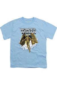 Футболка детская Wonder Woman 84 Glorious Wonder с коротким рукавом Gildan, светло-голубой