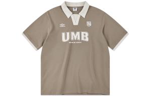 Унисекс поло Umbro, коричневый