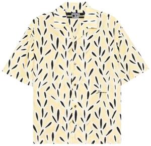 Джинсы Jacquemus La Chemise Jean 'Print Yellow/Black', желтый