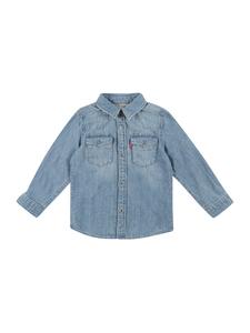 Рубашка на пуговицах классического кроя Levi's Kids BARSTOW WESTERN, Blue Denim