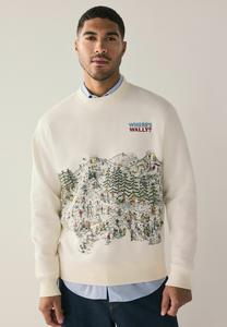 Толстовка Next REGULAR FIT, Ecru White/White