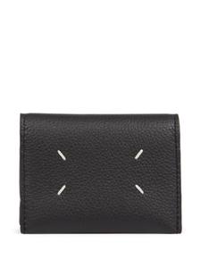 Кошелек с декоративной строчкой Maison Margiela, черный