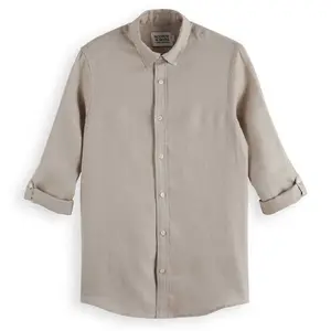 Рубашка Scotch & Soda Seasonal Corer Regular Fit, серый