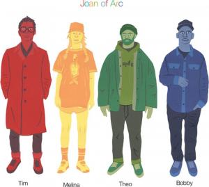 Виниловая пластинка LP Tim Melina Theo Bobby [Sky Blue Vinyl] - Joan of Arc