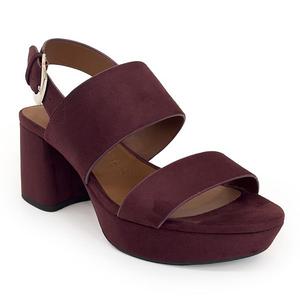 Женские сандалии Camilia на платформе с квадратным каблуком Aerosoles, Fig Faux Suede