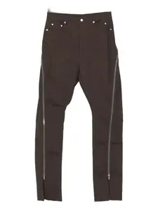 Брюки с застежкой-молнией Rick Owens, серый