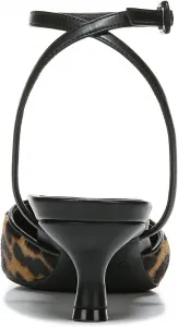 Туфли женские на невысоком каблуке с ремешком на щиколотке, ортопедические, Vionic, леопардовый принт