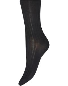 Носки Wolford Luxury Cotton Rib Socks, черный
