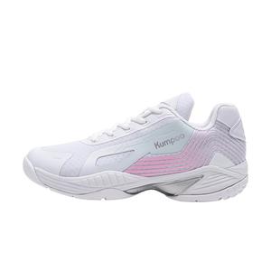 Кроссовки KUMPOO Badminton Shoes Unisex Low-top White/Pink, белый