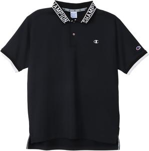 Мужская рубашка-поло для гольфа Champion, короткий рукав, антибактериальная, влагоотводящая, быстросохнущая, эластичная, с защитой от УФ-излучения, логотип One-Point, C3-ZG304, черный