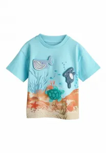 Футболка стандартного кроя с коротким рукавом и 3d-принтом Next, Blue Sea Animal