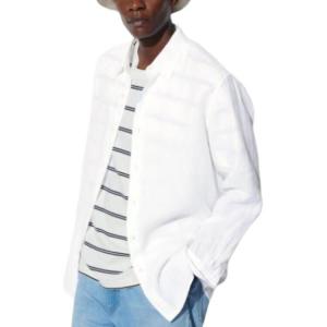 Рубашка унисекс белая Uniqlo, белый