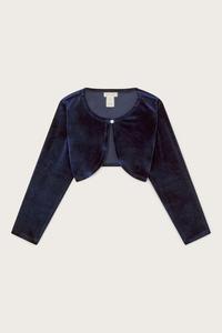 Бархатный кардиган Niamh Monsoon, синий