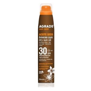 Сухое масло Bronceacare SPF 30 Водостойкая веганская формула 200 мл Agrado