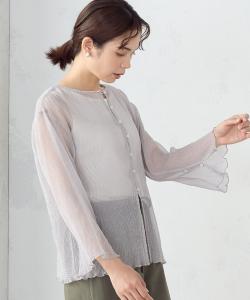 Прозрачная блузка + майка Comme Ca Ism, цвет Light Gray