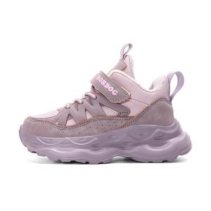 Кроссовки для бега для детей с низким верхом, нескользящие, износостойкие, легкие, амортизирующие, теплые BOBDOG, фиолетовый