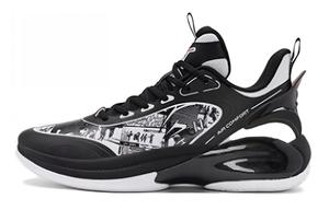 Устойчивые к истиранию дышащие баскетбольные кроссовки низкие мужские черно-белые XTEP