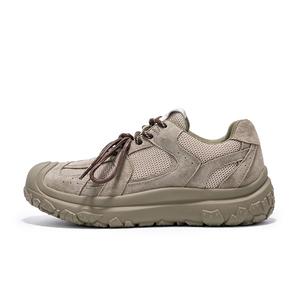 Дышащие противоскользящие походные туфли JOSINY для женщин с амортизирующей резиновой подошвой и сетчатым верхом, коричнево-красные (высота каблука 5,3 см)