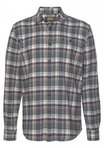 Клетчатая рубашка Man's World Regular fit Business Shirt, цвет blue/grey