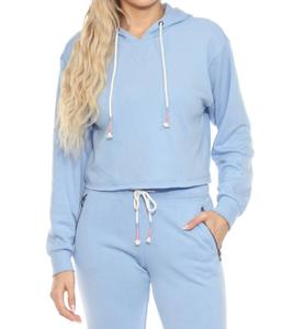 Ярко-синий укороченный худи PJ Salvage