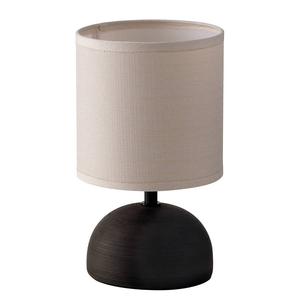 Настольная лампа Luce Ambiente e Design Furore, текстурированная ткань/керамика - 1-светлый - коричневый