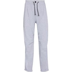 Вязаные спортивные штаны мужские серые Brunello Cucinelli, серый