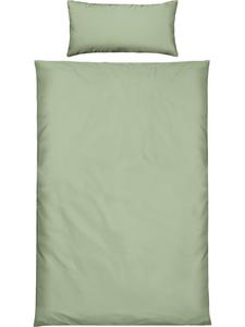 Erwin Müller Односпальное трикотажное постельное белье Ansbach нефритового цвета