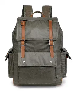 Городской рюкзак Urban Light Traveller из холста TSD BRAND, зеленый