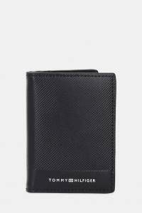 Кожаный чехол для карт Tommy Hilfiger, черный