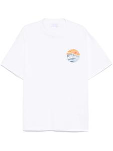 Футболка с нашивкой BLUE SKY INN Great Wave, белый